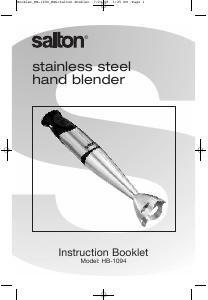 Handleiding Salton HB-1094 Staafmixer