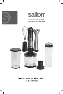 Manual Salton HB-1737 Hand Blender