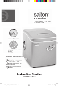 Manual Salton IM-2022 Ice Cube Maker