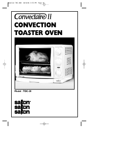 Manual Salton TOC-20 Oven
