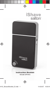 Manual Salton SP1410 iShave Shaver