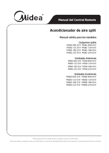 Manual de uso Midea MSNO-22C-01F Aire acondicionado