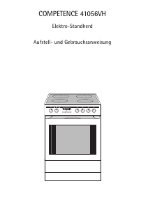 Bedienungsanleitung AEG 41056VH-MN Herd