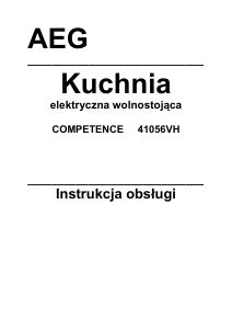 Instrukcja AEG 41056VH-MN Kuchnia