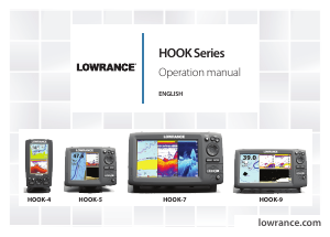 Manual Lowrance HOOK-5 Fishfinder