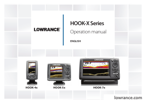 Manual Lowrance HOOK-5x Fishfinder