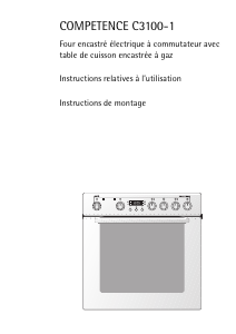 Mode d’emploi AEG C3100-1-W Cuisinière