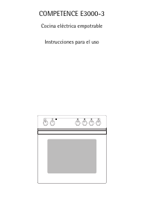 Manual de uso AEG E3000-3-B Cocina