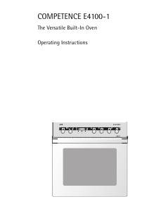 Manual AEG E4100-1-W Range