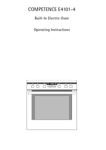 Manual AEG E4101-4-A Range