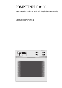 Handleiding AEG E8100-A Fornuis