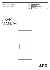 Használati útmutató AEG RKE64021DW Hűtőszekrény