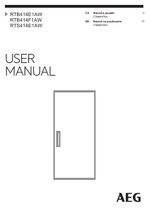 Návod AEG RTB414F1AW Chladnička