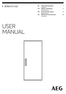 Manual de uso AEG SFB41011AS Refrigerador