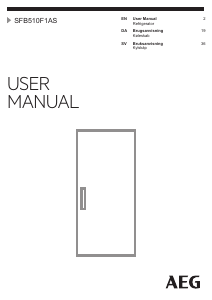 Manual AEG SFB510F1AS Refrigerator