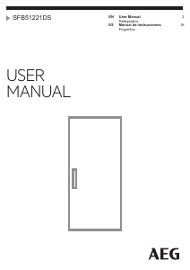 Manual de uso AEG SFB51221DS Refrigerador