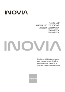 Manual Inovia LE48M7000A Televisor LED