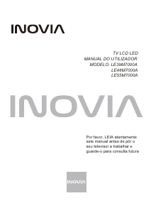 Manual Inovia LE55M7000A Televisor LED