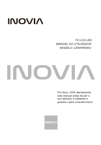 Manual Inovia LE84H6600U Televisor LED