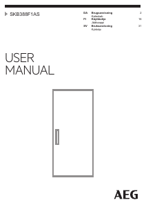 Bruksanvisning AEG SKB388F1AS Kylskåp
