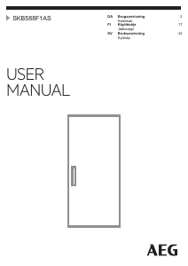 Brugsanvisning AEG SKB588F1AS Køleskab