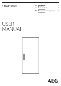 Manual AEG SKE81821DC Refrigerator