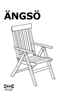 Hướng dẫn sử dụng IKEA ANGSO (fold) Ghế sân vườn