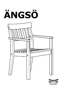 Manual IKEA ANGSO Scaun de grădină